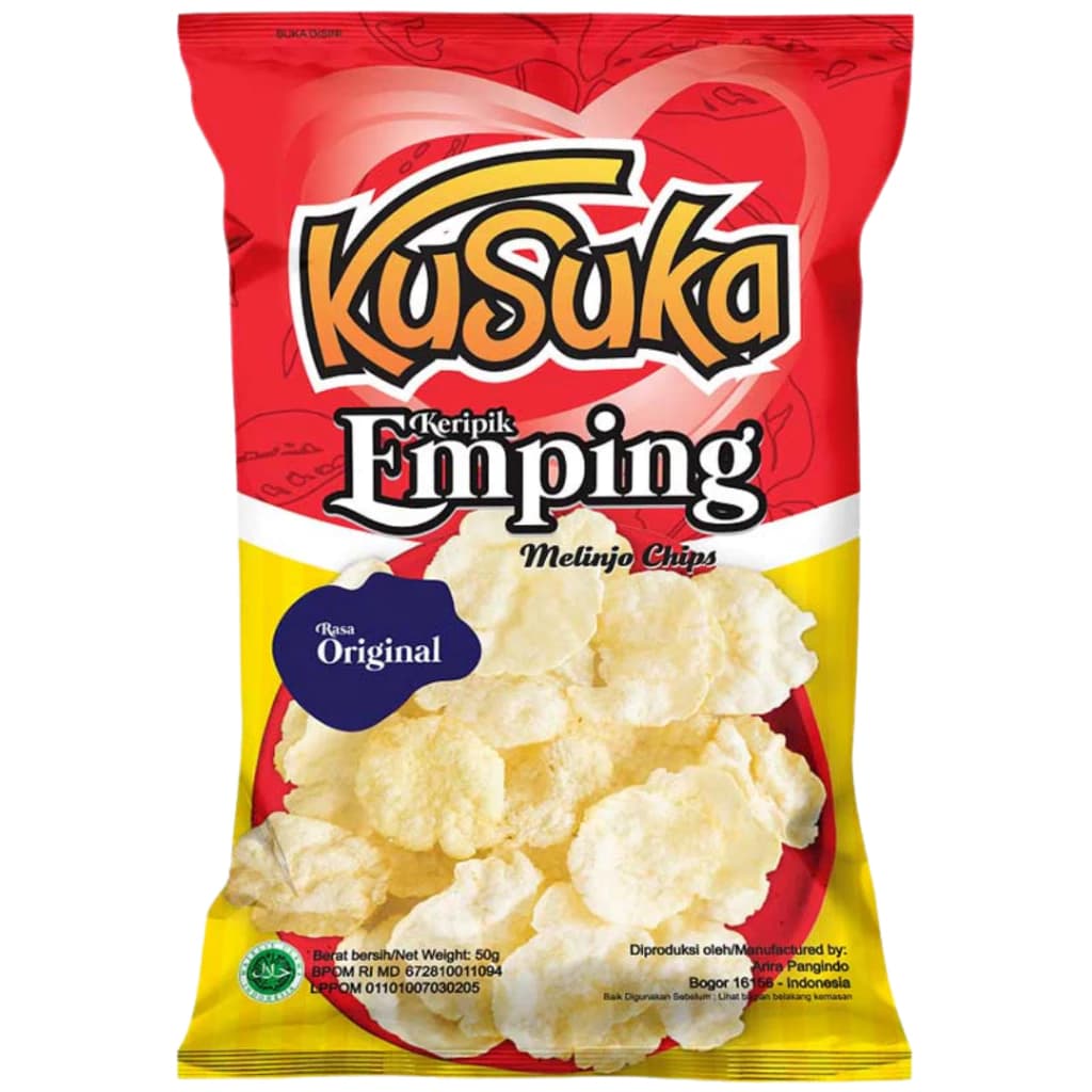 kusuka keripik emping melinjo chips 脆片